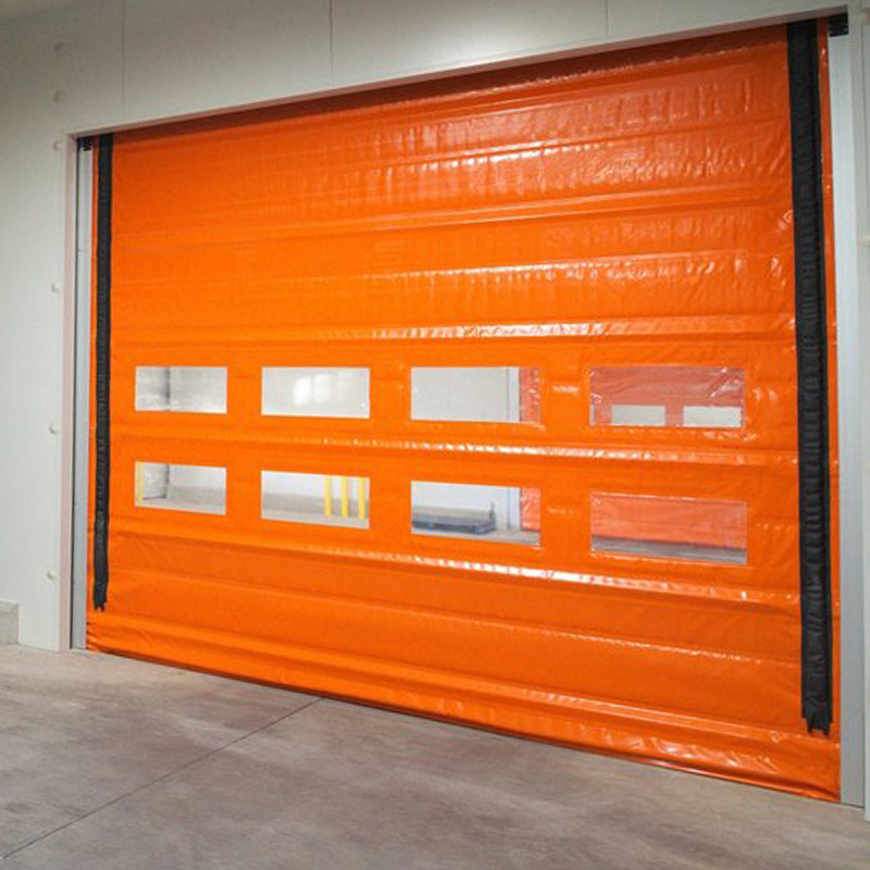 Waterproof High Speed PVC Stacking Door Clearroom