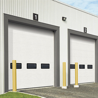 Windproof Automatic Sectional Industrial Door for 4S shop
