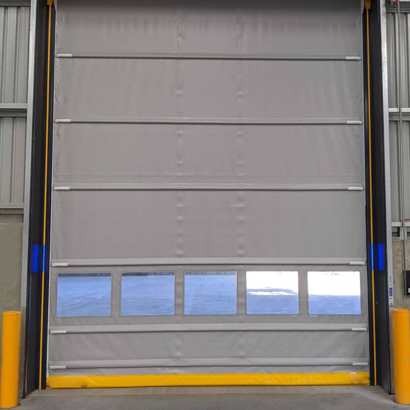 Waterproof Industrial High Speed PVC Stacking Door Clearroom