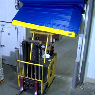 Pvc High Performance Roller High Speed Self-repaired Door