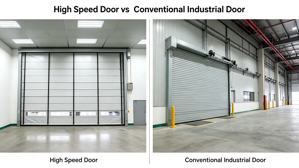 High Speed Door vs Conventional Industrial Door
