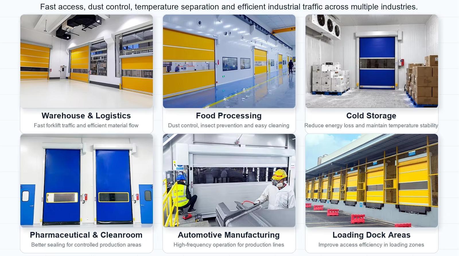 High Speed Roll-up Doors Used