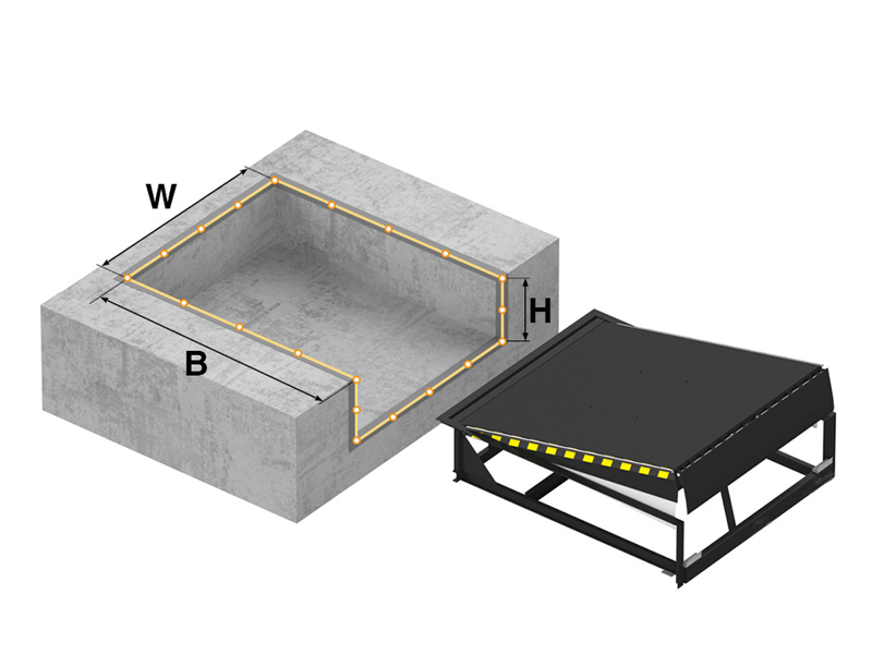 master well hydraulic dock leveler
