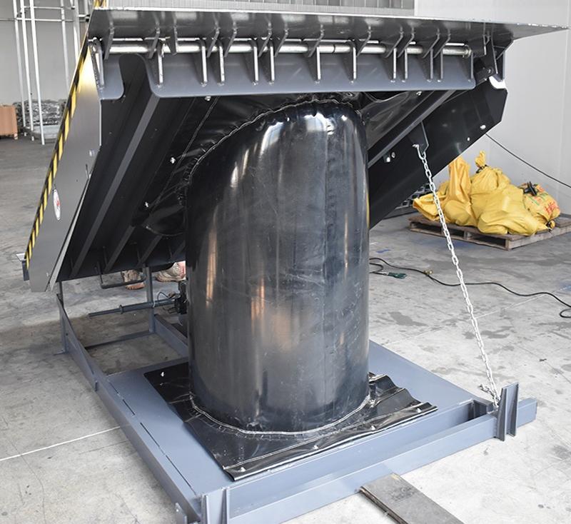 Master Well air-powered dock leveler